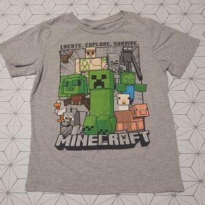 Minecraft kid large t-shirt